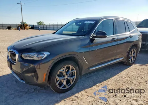 2022 BMW X3 Sdrive30I из США, поврежденный, VIN 5UX43DP05N9K14618